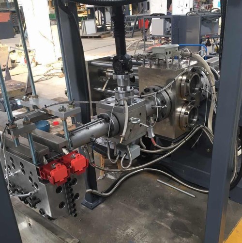 糟老头视频下载链接熔體泵+雙柱換網器 PET打包帶生產線2